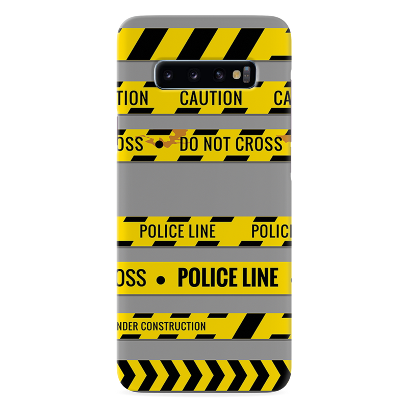 Police line Printed Slim Cases and Cover for Galaxy S10 Plus