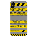 Police line Printed Slim Cases and Cover for iPhone XS