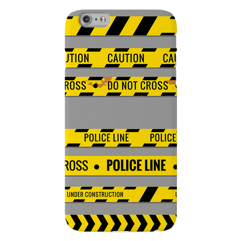 Police line Printed Slim Cases and Cover for iPhone 6 Plus