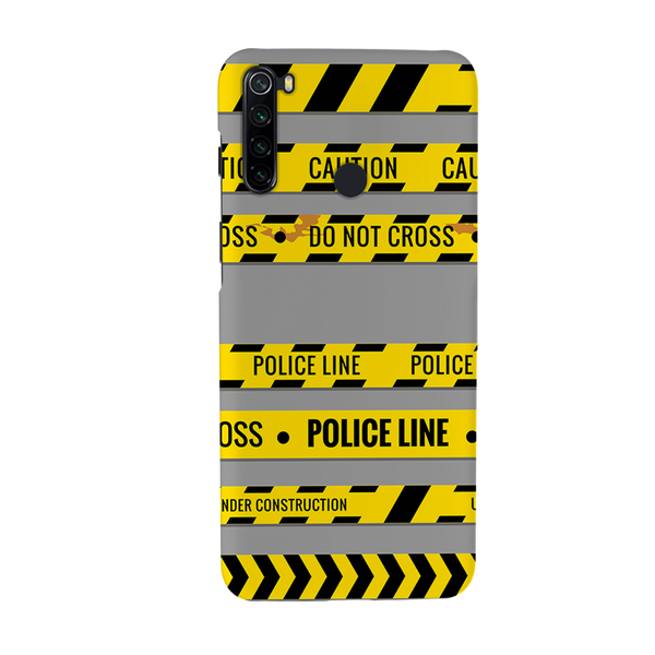 Police line Printed Slim Cases and Cover for Redmi Note 8