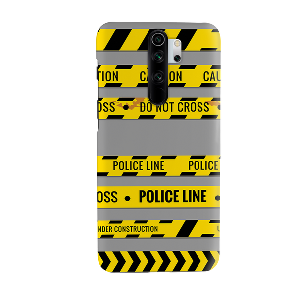 Police line Printed Slim Cases and Cover for Redmi Note 8 Pro