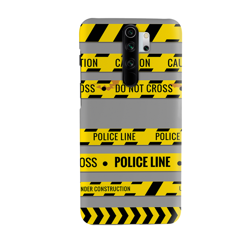 Police line Printed Slim Cases and Cover for Redmi Note 8 Pro