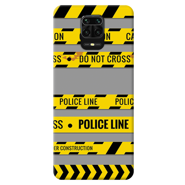 Police line Printed Slim Cases and Cover for Redmi Note 9 Pro Max