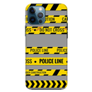Police line Printed Slim Cases and Cover for iPhone 12 Pro Max