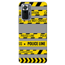 Police line Printed Slim Cases and Cover for Redmi Note 10 Pro
