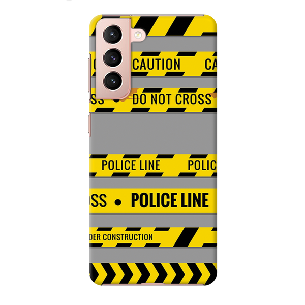 Police line Printed Slim Cases and Cover for Galaxy S21 Plus