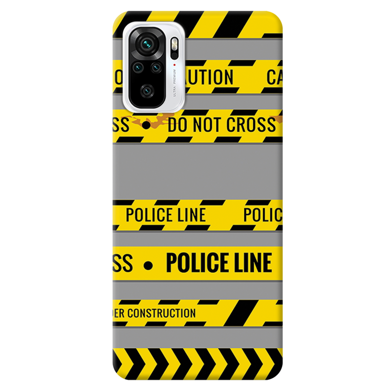 Police line Printed Slim Cases and Cover for Redmi Note 10