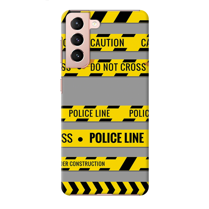 Police line Printed Slim Cases and Cover for Galaxy S21