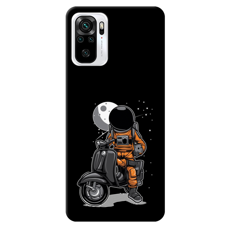 Astronaut scooter Printed Slim Cases and Cover for Redmi Note 10