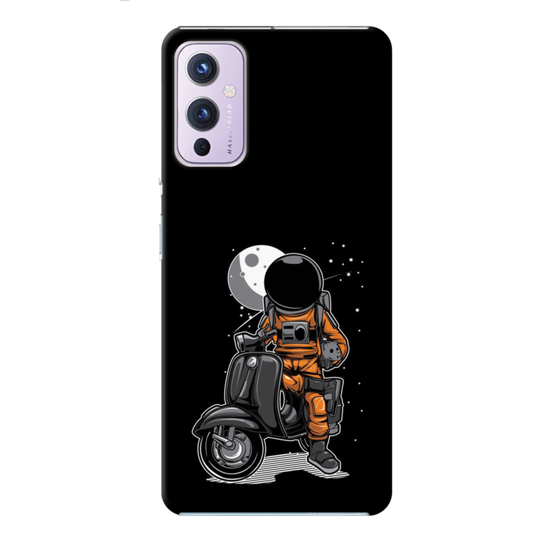 Astronaut scooter Printed Slim Cases and Cover for OnePlus 9