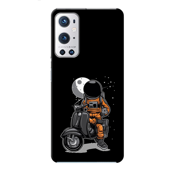 Astronaut scooter Printed Slim Cases and Cover for OnePlus 9R