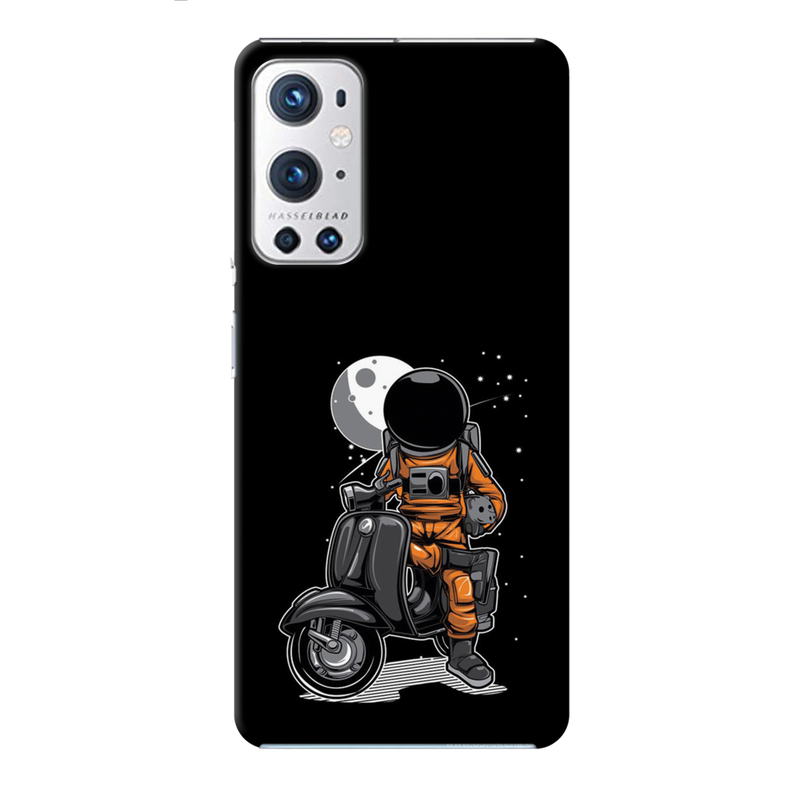 Astronaut scooter Printed Slim Cases and Cover for OnePlus 9R
