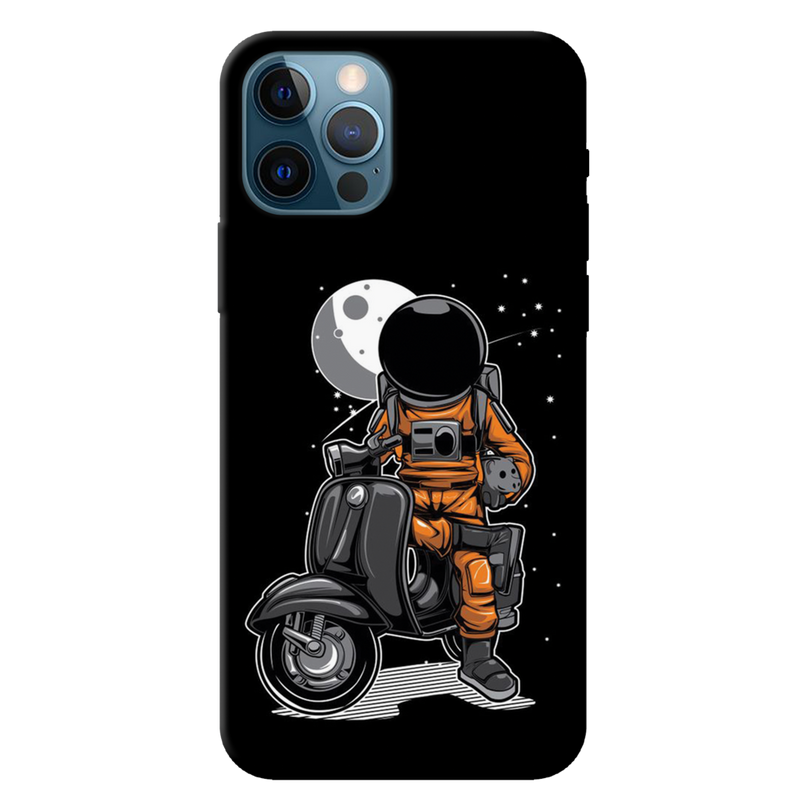 Astronaut scooter Printed Slim Cases and Cover for iPhone 12 Pro Max