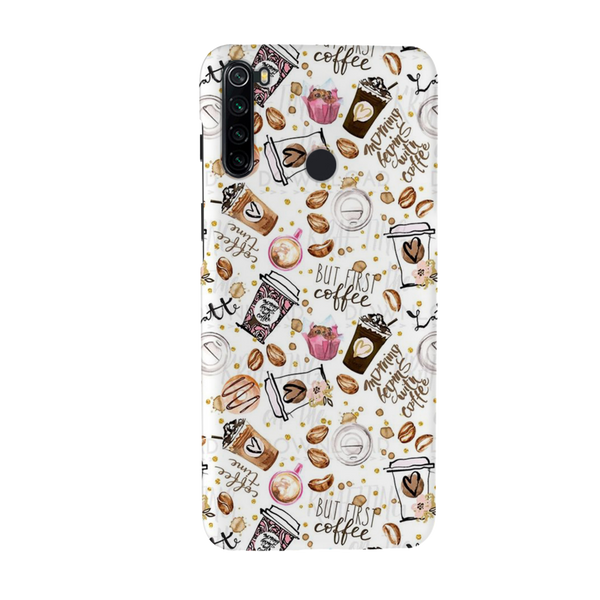 Coffee first Printed Slim Cases and Cover for Redmi Note 8