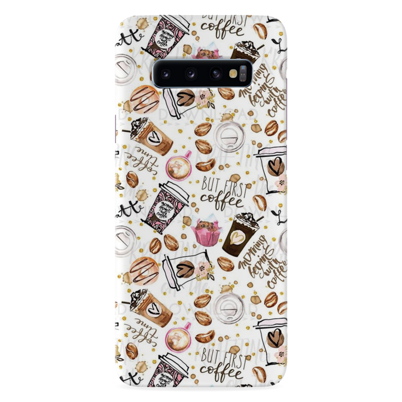 Coffee first Printed Slim Cases and Cover for Galaxy S10 Plus