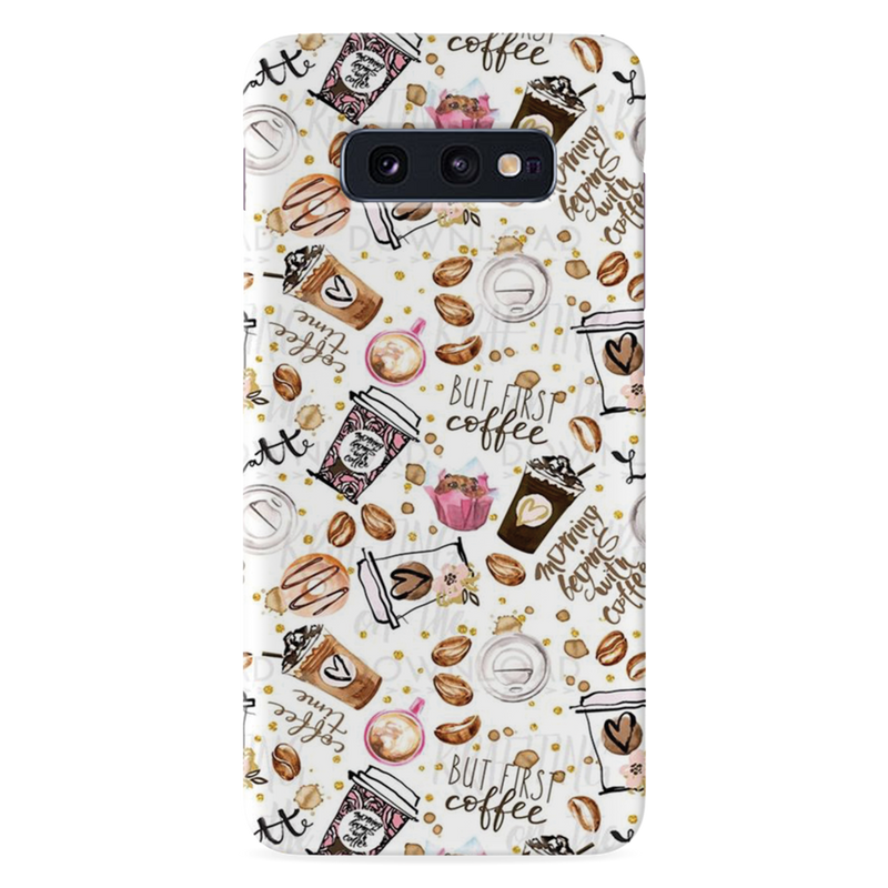 Coffee first Printed Slim Cases and Cover for Galaxy S10E