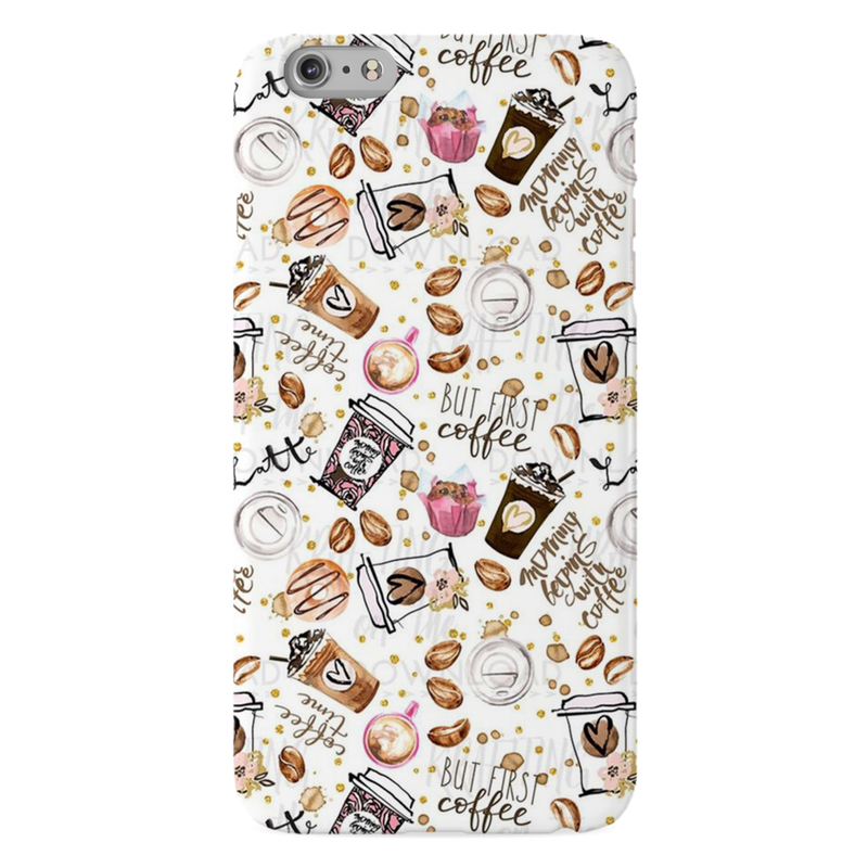 Coffee first Printed Slim Cases and Cover for iPhone 6 Plus