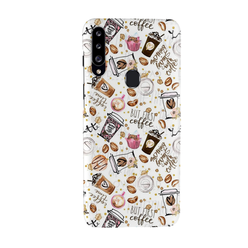 Coffee first Printed Slim Cases and Cover for Galaxy A20S