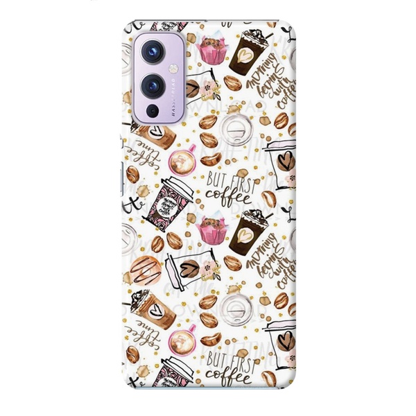 Coffee first Printed Slim Cases and Cover for OnePlus 9