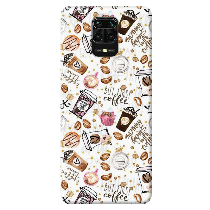 Coffee first Printed Slim Cases and Cover for Redmi Note 9 Pro Max