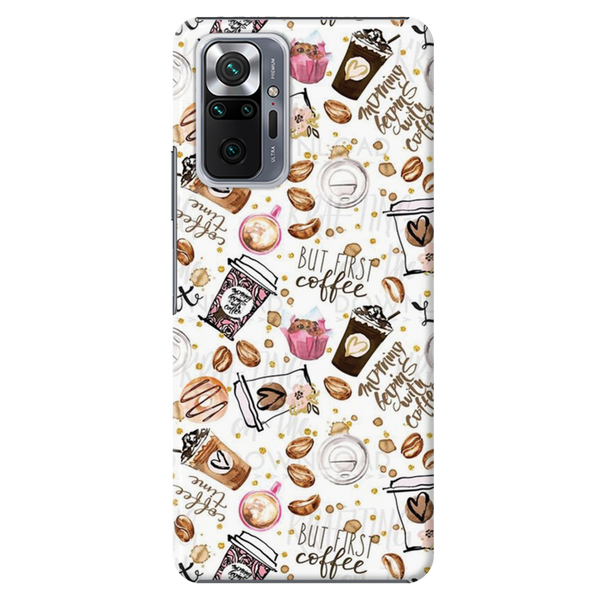 Coffee first Printed Slim Cases and Cover for Redmi Note 10 Pro