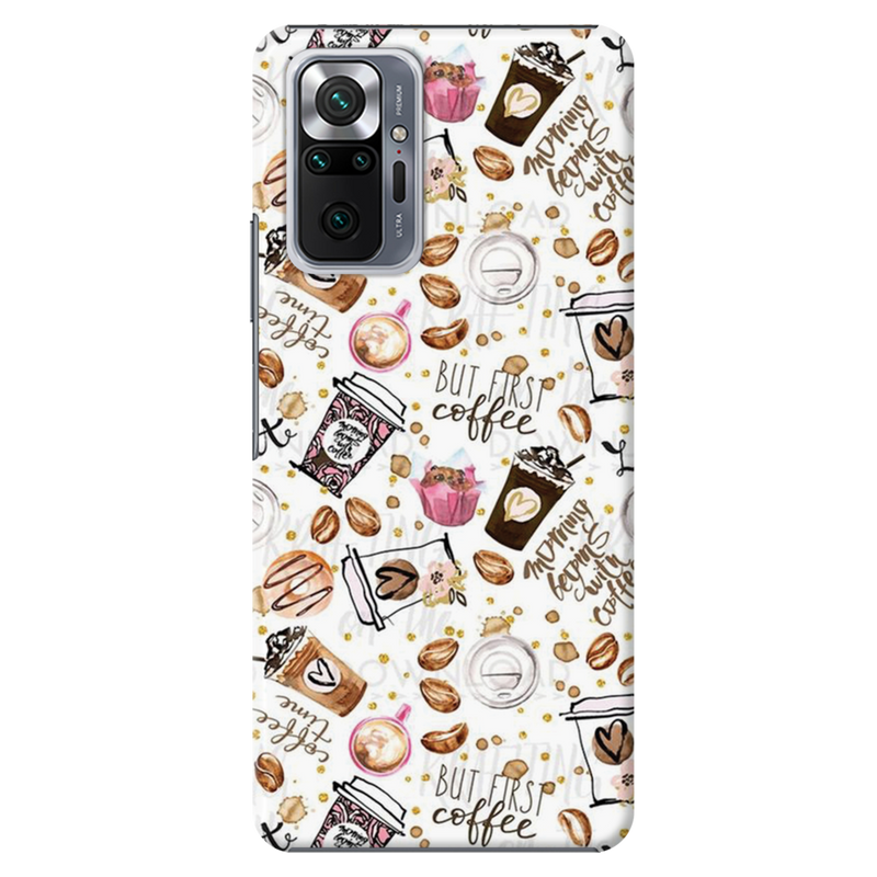 Coffee first Printed Slim Cases and Cover for Redmi Note 10 Pro