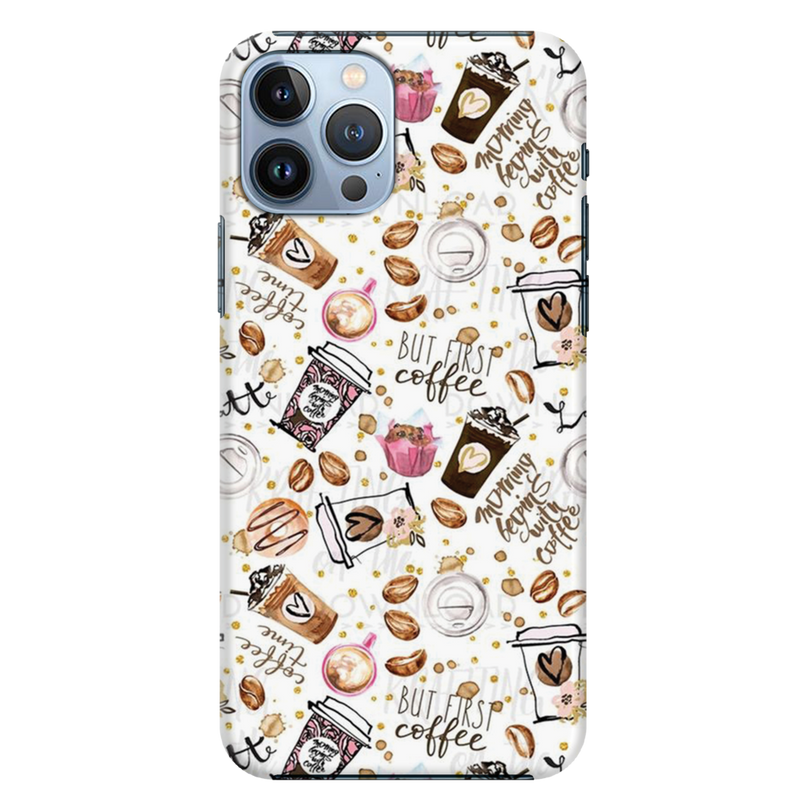 Coffee first Printed Slim Cases and Cover for iPhone 13 Pro Max