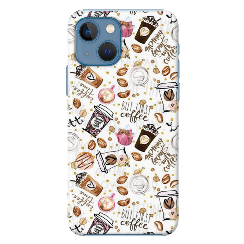 Coffee first Printed Slim Cases and Cover for iPhone 13