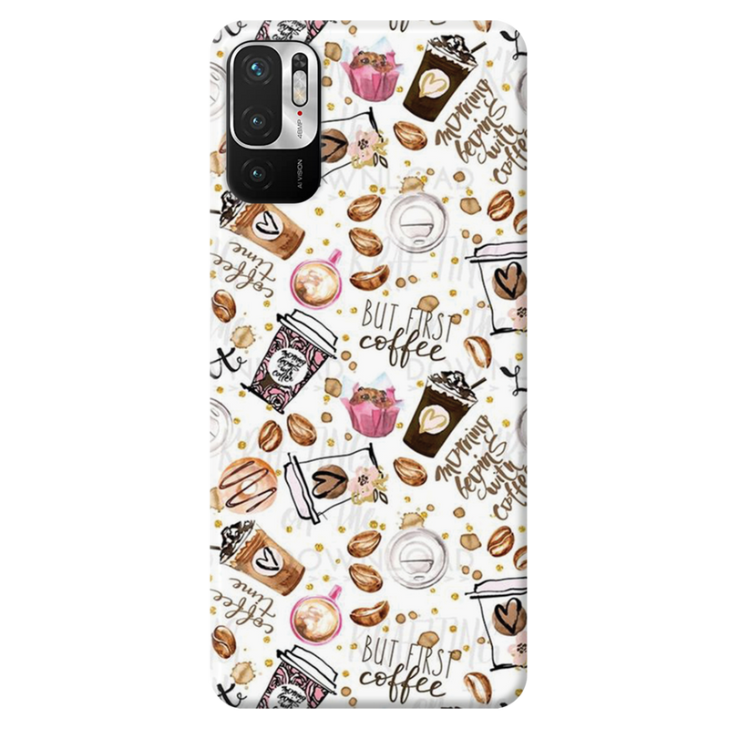 Coffee first Printed Slim Cases and Cover for Redmi Note 10T