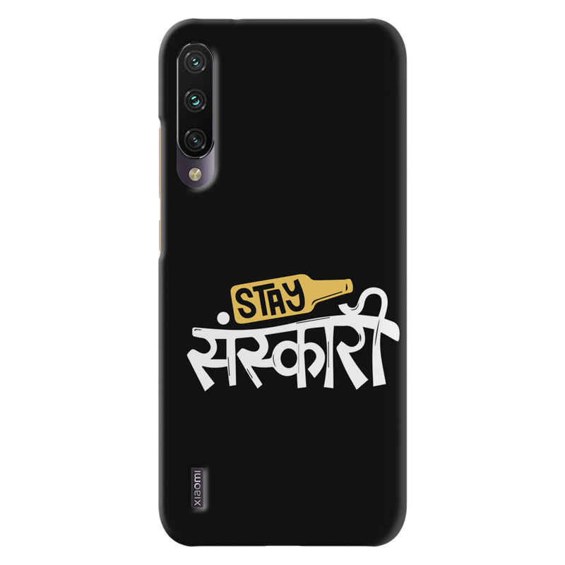 Stay Sanskari Printed Slim Cases and Cover for Redmi A3