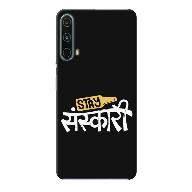 Stay Sanskari Printed Slim Cases and Cover for OnePlus Nord CE 5G