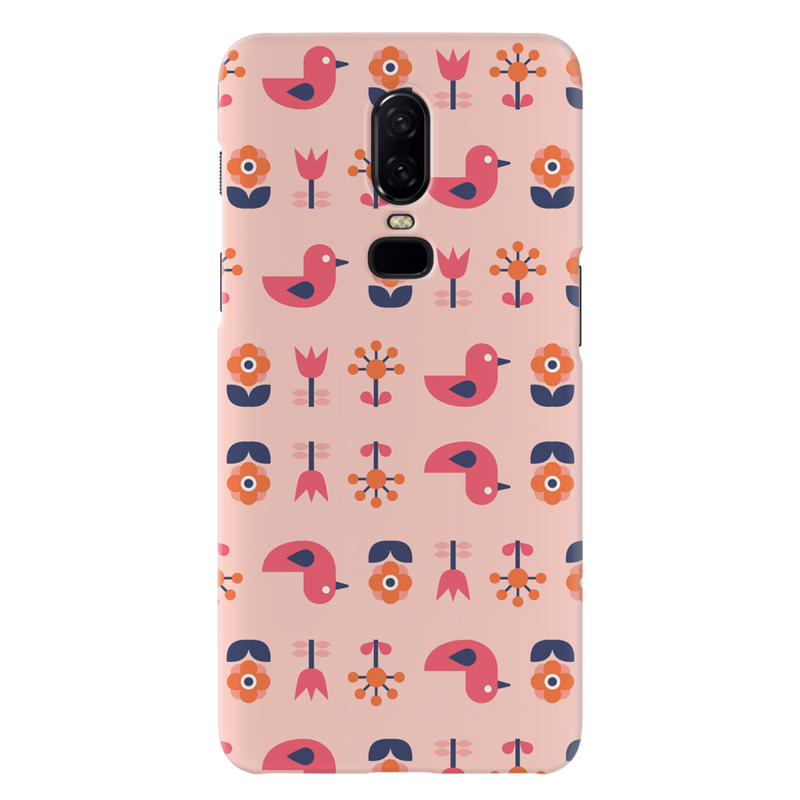 Duck and florals Printed Slim Cases and Cover for OnePlus 6