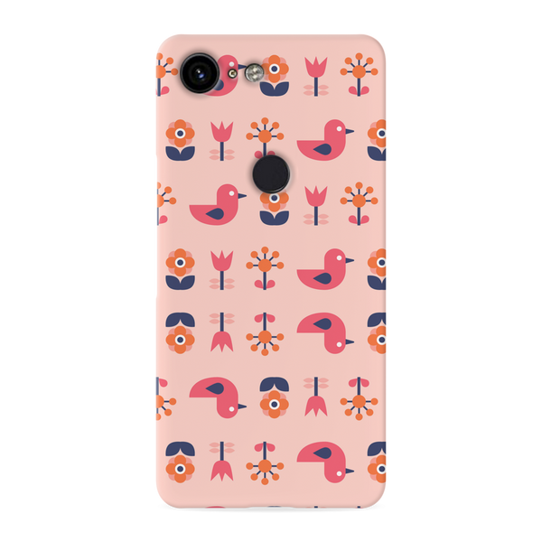 Duck and florals Printed Slim Cases and Cover for Pixel 3 XL