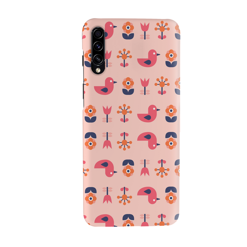 Duck and florals Printed Slim Cases and Cover for Galaxy A50S