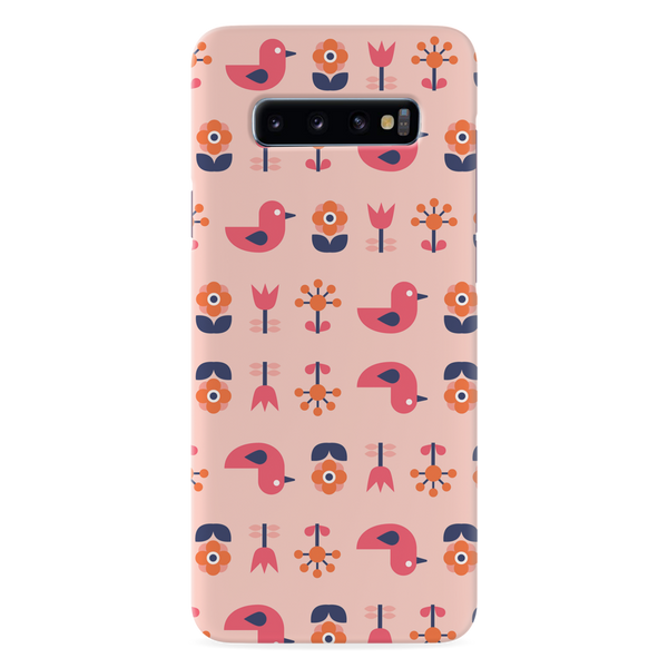 Duck and florals Printed Slim Cases and Cover for Galaxy S10 Plus