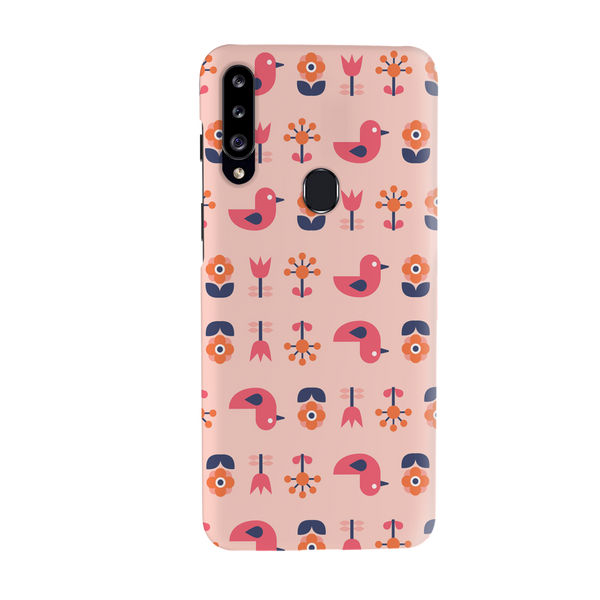 Duck and florals Printed Slim Cases and Cover for Galaxy A20S
