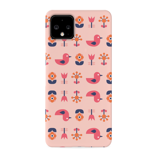 Duck and florals Printed Slim Cases and Cover for Pixel 4