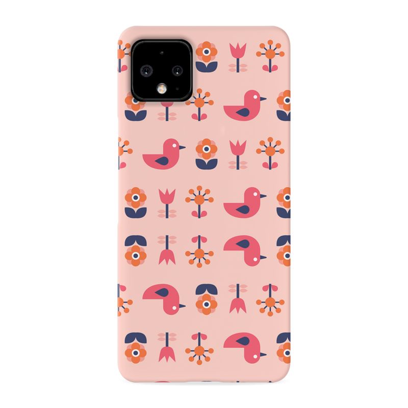 Duck and florals Printed Slim Cases and Cover for Pixel 4