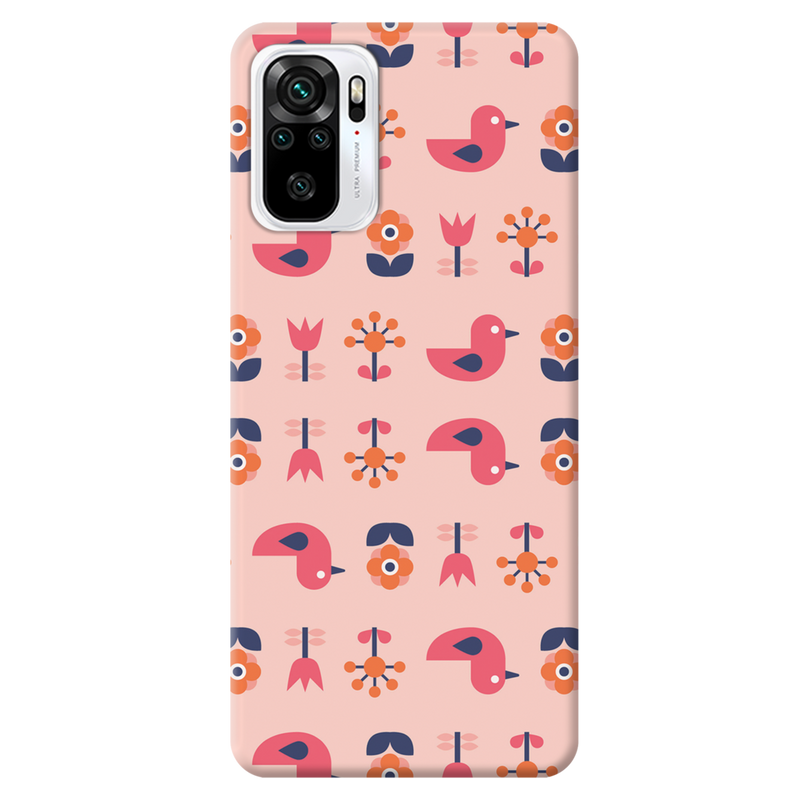 Duck and florals Printed Slim Cases and Cover for Redmi Note 10