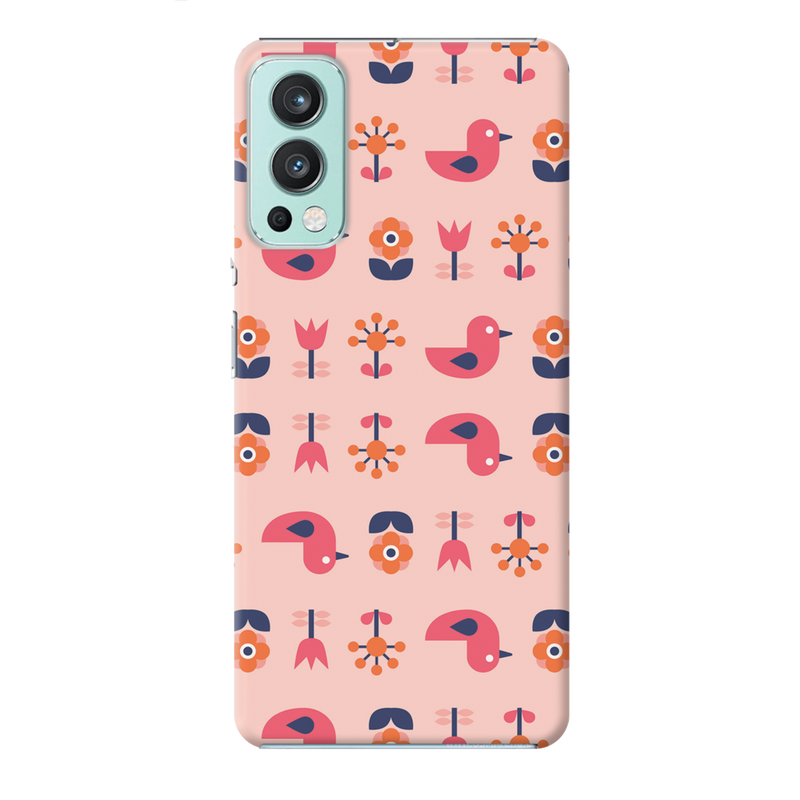 Duck and florals Printed Slim Cases and Cover for OnePlus Nord 2