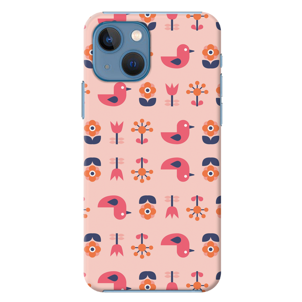 Duck and florals Printed Slim Cases and Cover for iPhone 13 Mini