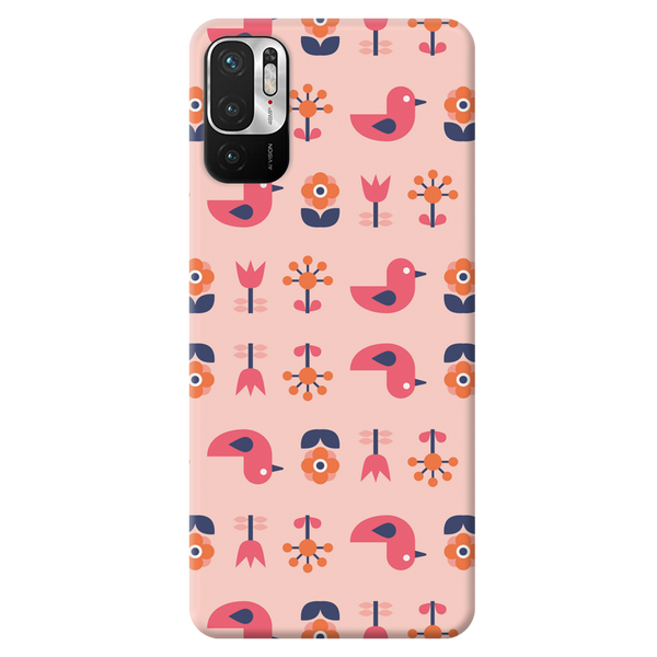 Duck and florals Printed Slim Cases and Cover for Redmi Note 10T