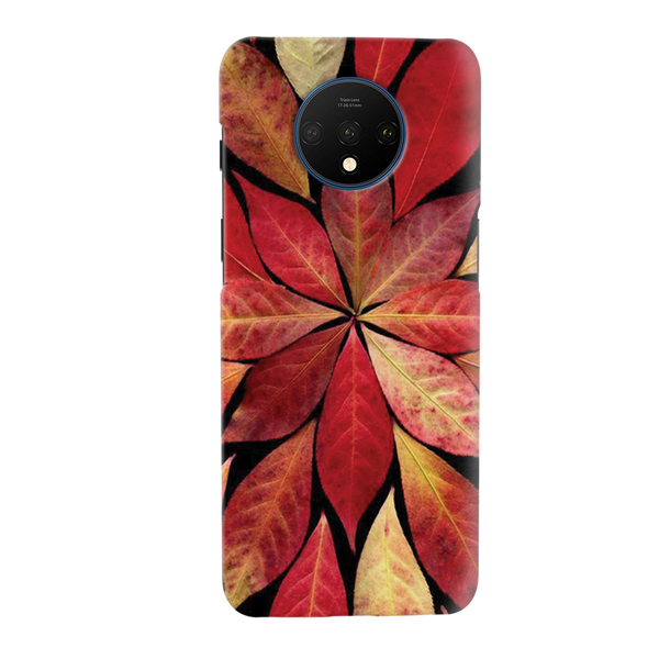 Red Leaf Printed Slim Cases and Cover for OnePlus 7T