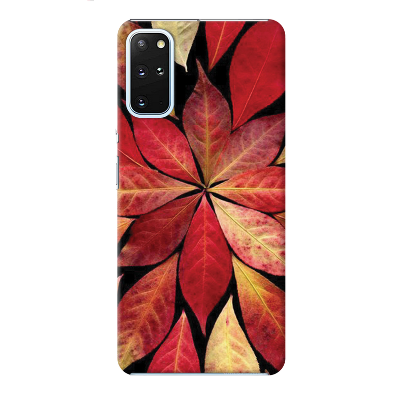 Red Leaf Printed Slim Cases and Cover for Galaxy S20