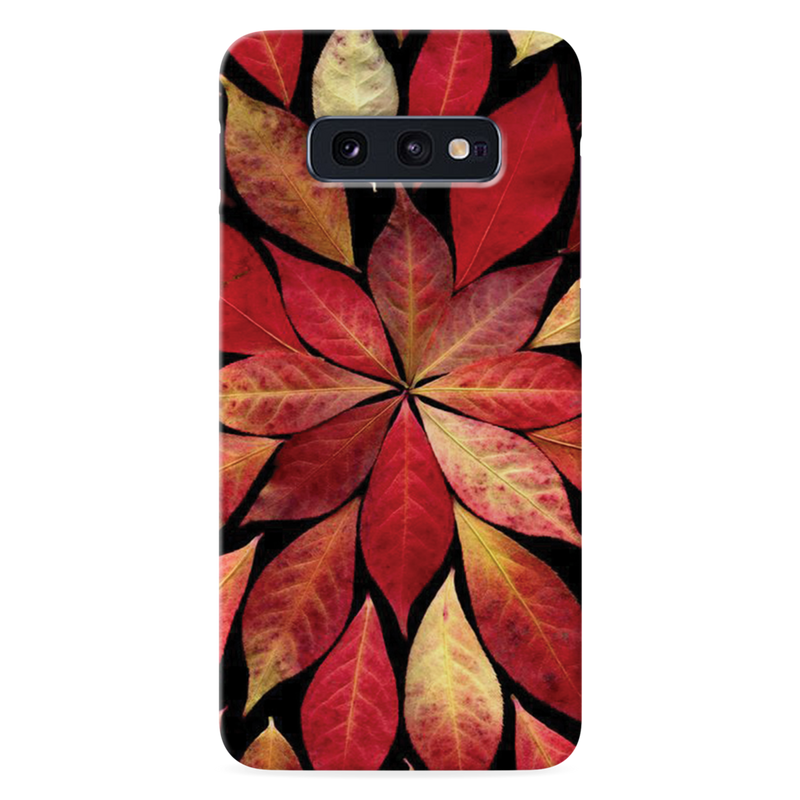 Red Leaf Printed Slim Cases and Cover for Galaxy S10E