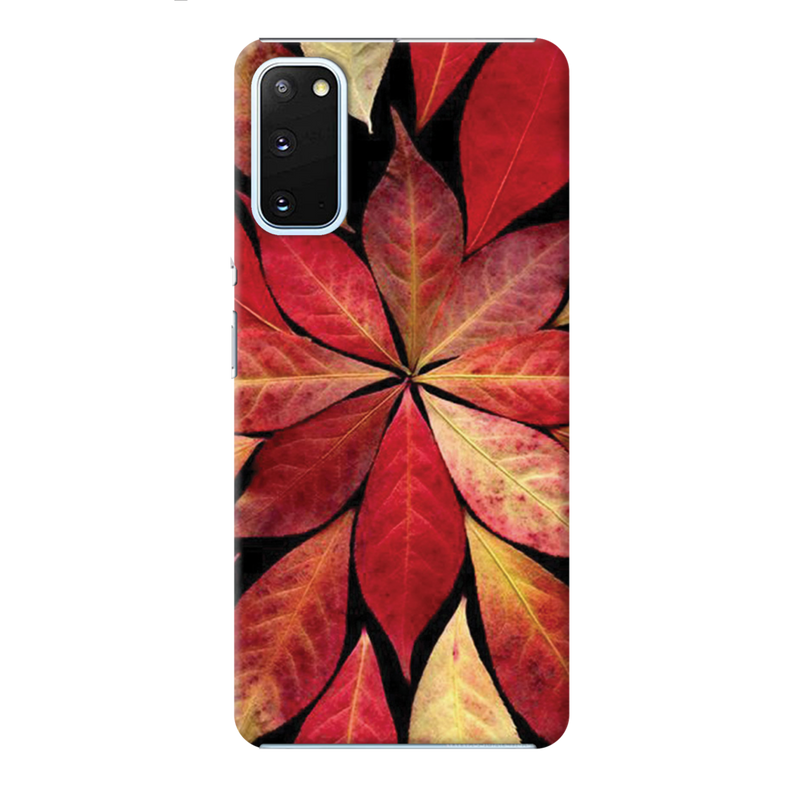 Red Leaf Printed Slim Cases and Cover for Galaxy S20 Plus