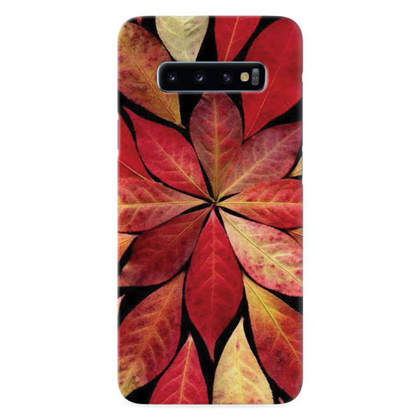 Red Leaf Printed Slim Cases and Cover for Galaxy S10 Plus