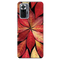 Red Leaf Printed Slim Cases and Cover for Redmi Note 10 Pro