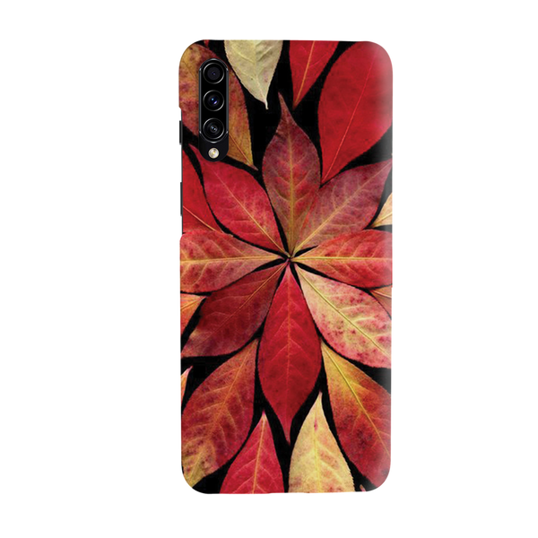 Red Leaf Printed Slim Cases and Cover for Galaxy A30S