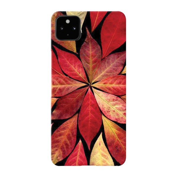 Red Leaf Printed Slim Cases and Cover for Pixel 4A